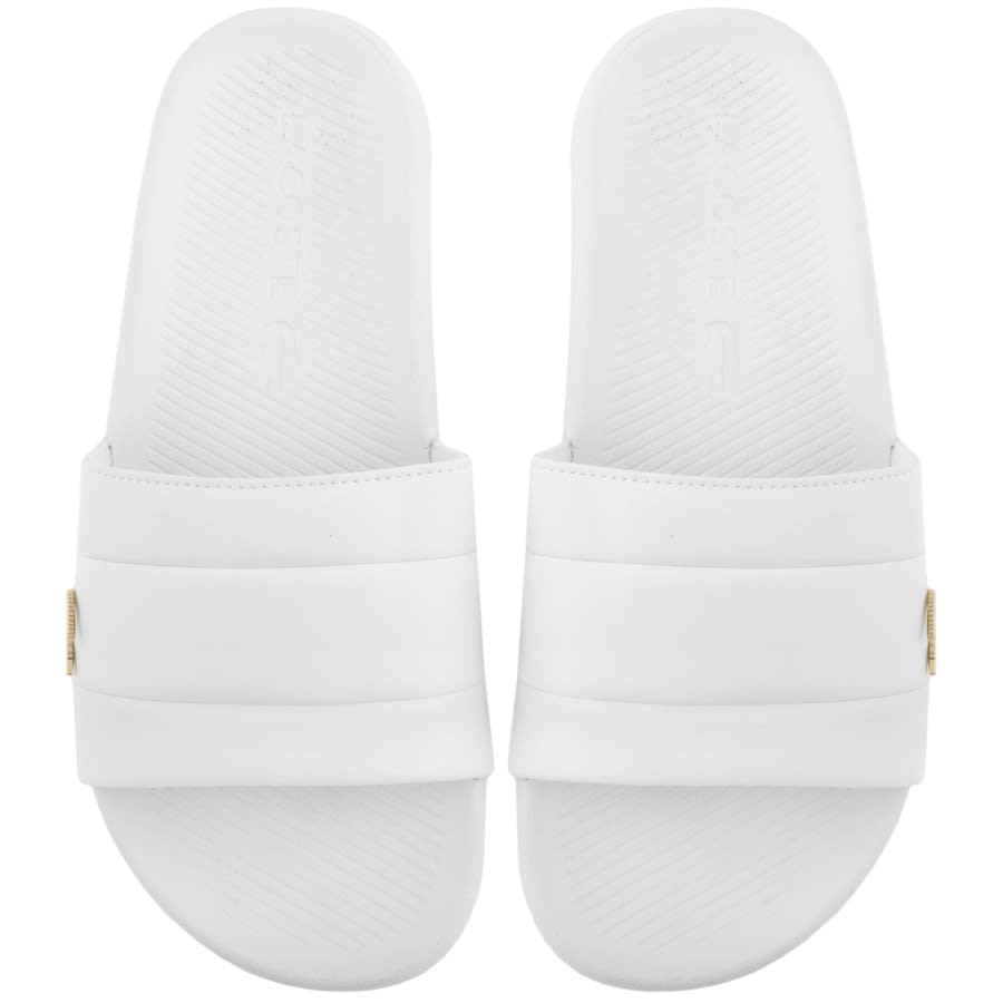 Alternative Image for ProductLacoste Croco Sliders White1